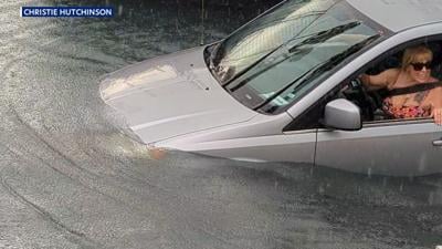 Video: Georgia car crash goes viral after vehicle flies off tow truck ramp