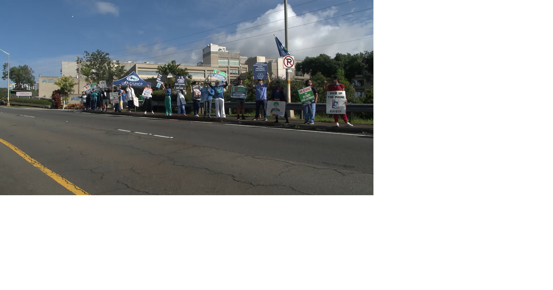 Kaiser Permanente strike in Moanalua enters third week