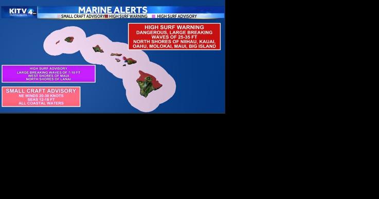 Saturday Morning Weather - Moderate Trade Winds, Scattered Showers for Windward and Mauka Areas - Vimarsana News