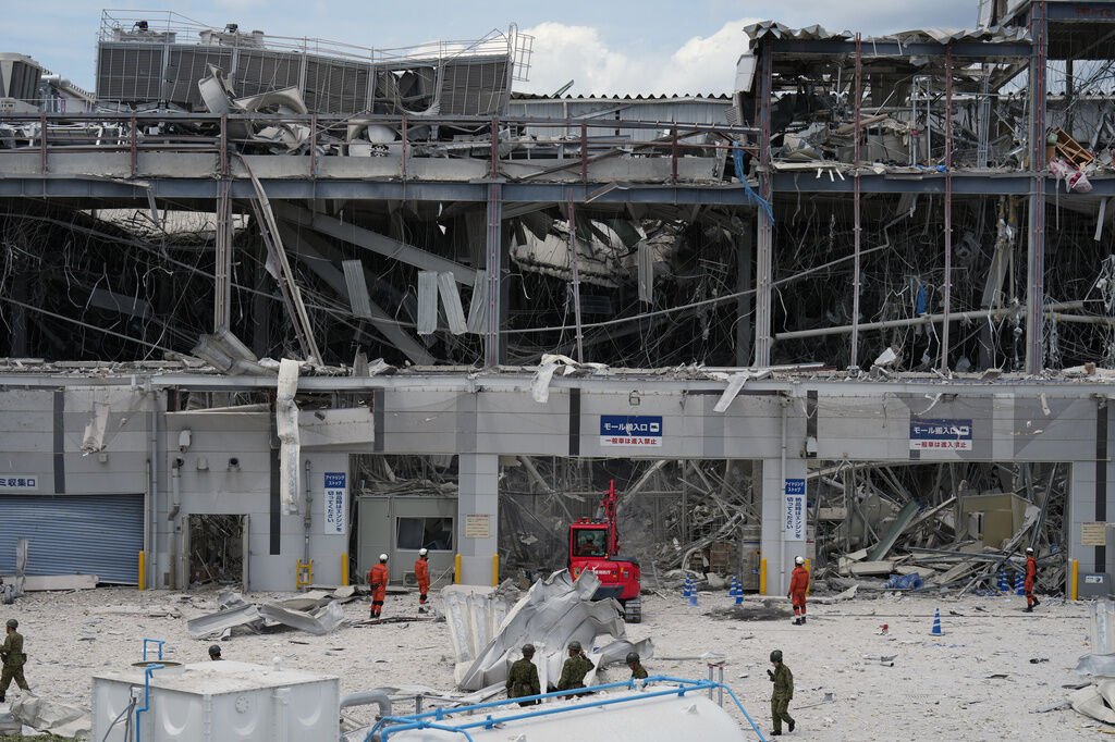 Photos show the aftermath of a damaging earthquake in southwestern
