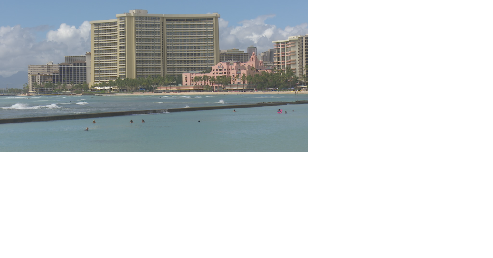 Tourist visiting in Hawaii has seen a decrease, while the spending of each visitor has increased