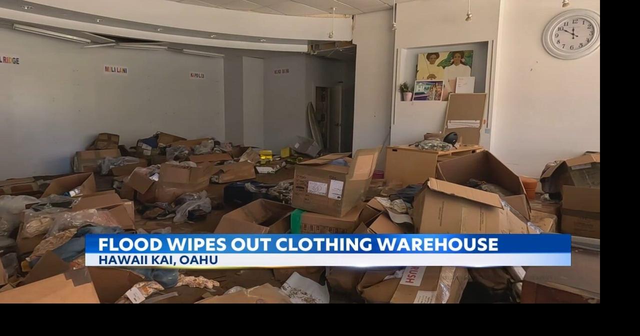 Hawaii Kai warehouse merchandise destroyed by flooding