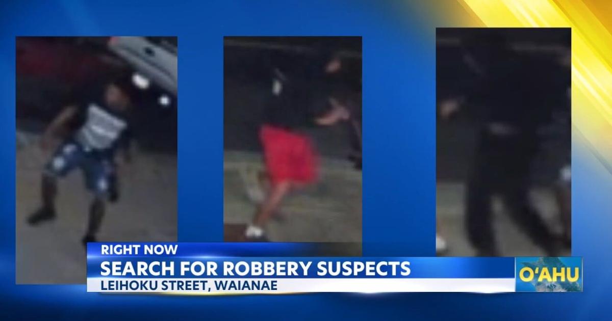 Honolulu Police hunt for suspects in Waianae robbery
