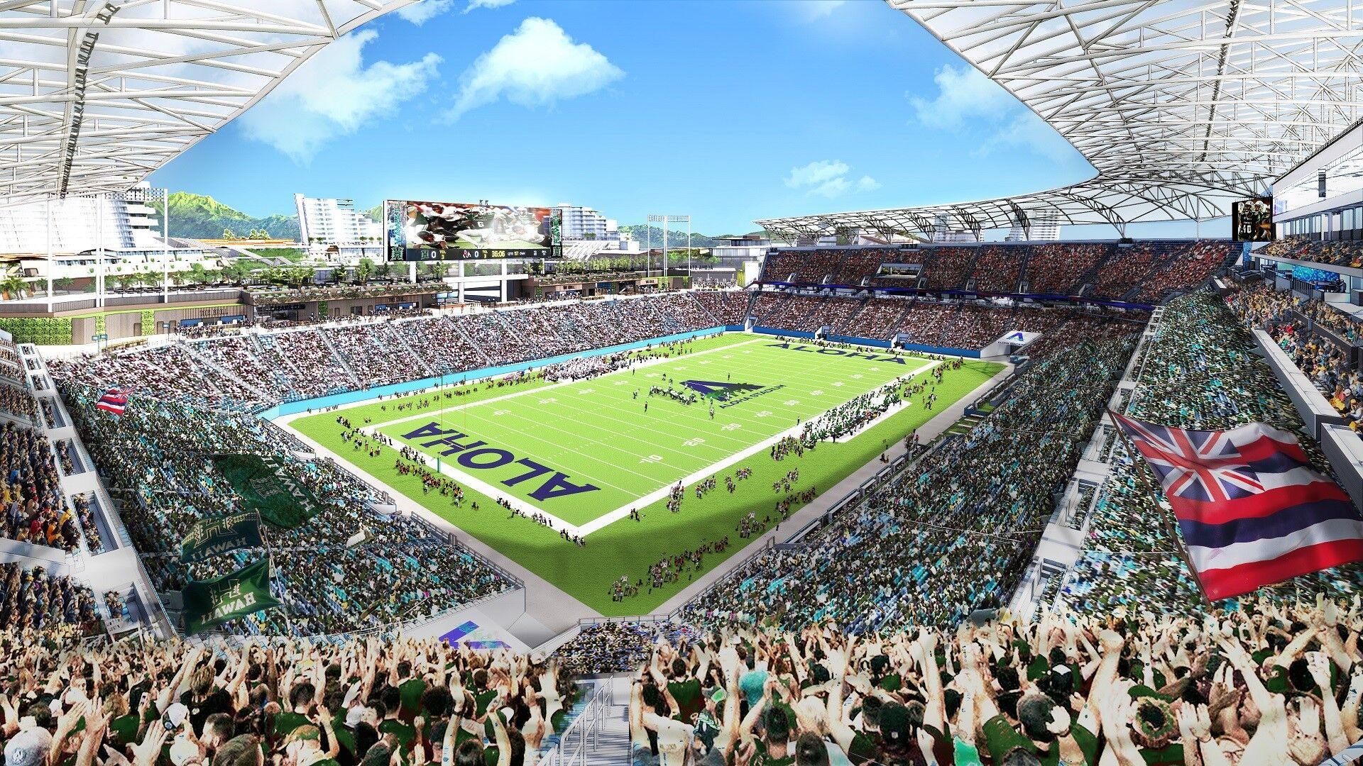 Construction on new Aloha Stadium planned for early 2023 | Local | kitv.com