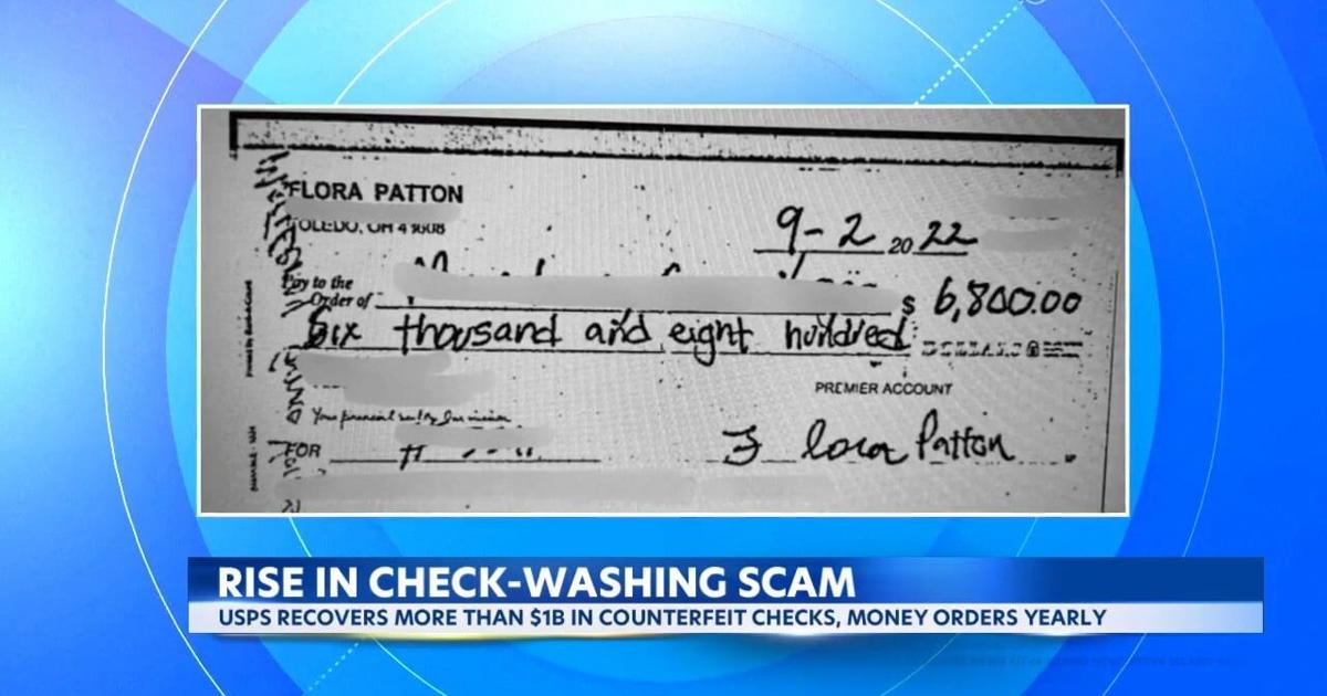 'Check washing' scams on the rise, prompting warnings from law ...