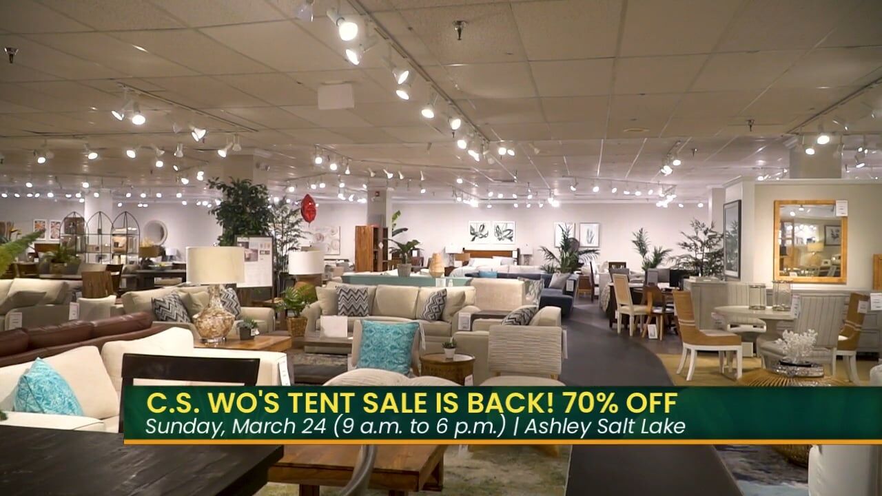 Ashley furniture tent sale discount
