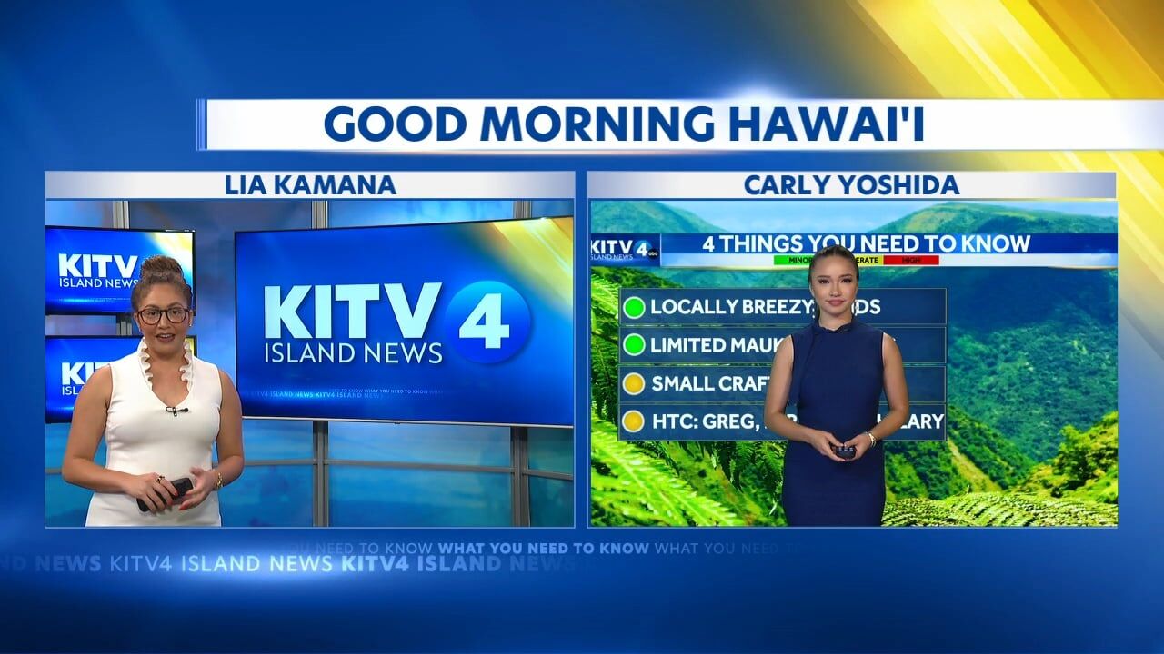 Thursday Morning Weather - Breezy winds prevail through today with