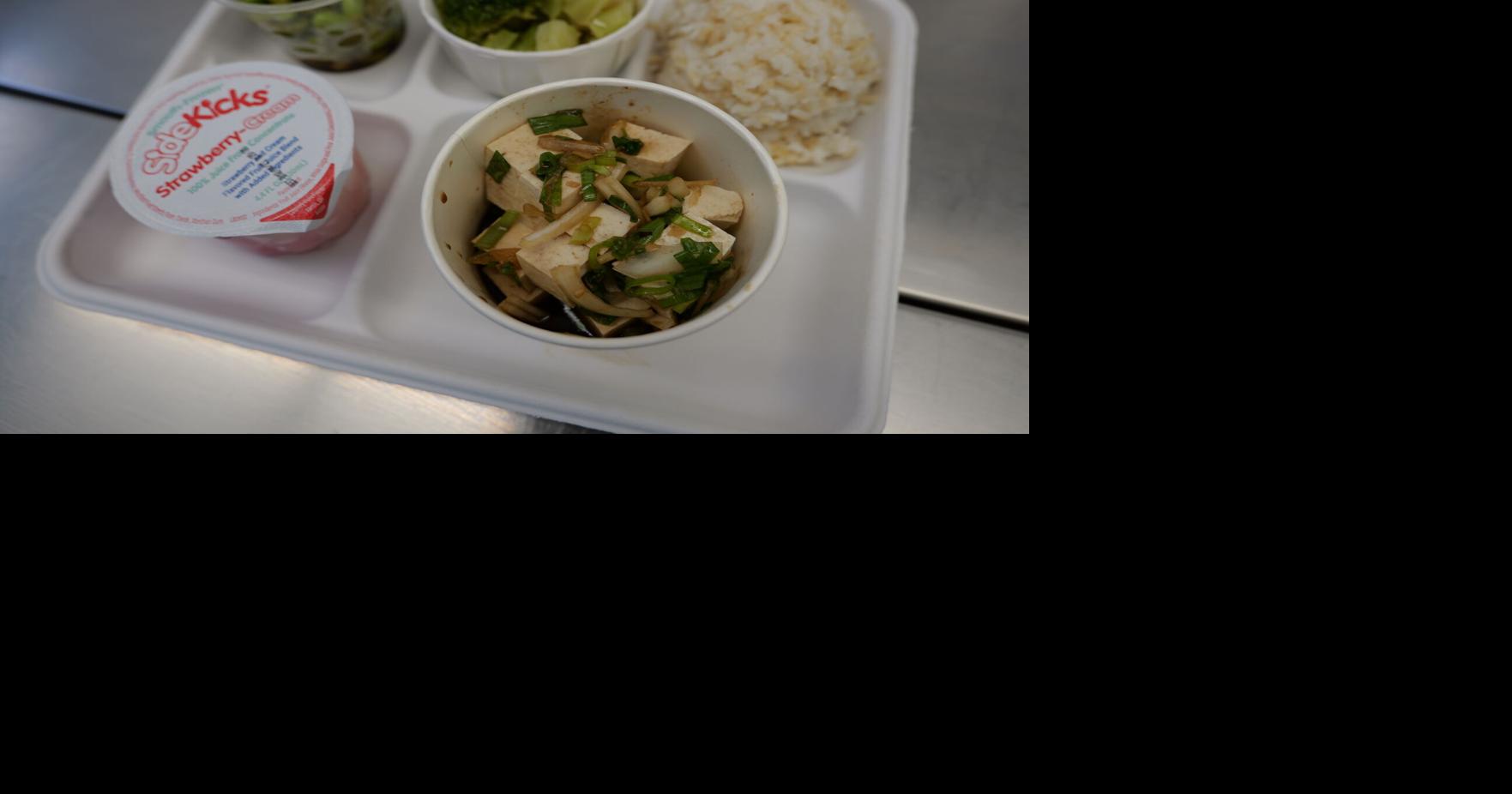 Tofu poke bowls hit Hawaii school cafeterias