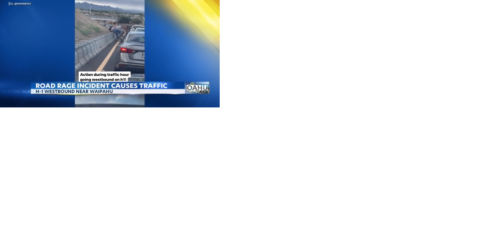 Apparent road rage incident to blame for traffic jam on H-1 near Waipahu on Thursday - Vimarsana News