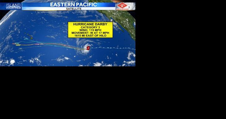 Hurricane Darby forecast to steadily weaken | 11 a.m. UPDATE - Vimarsana News