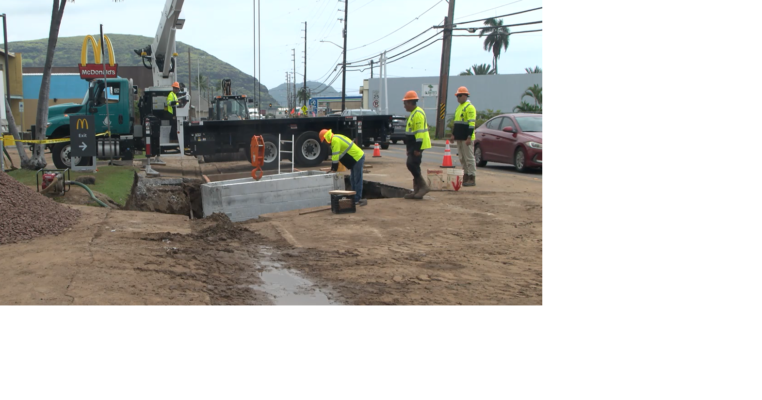 BWS completes repairs to water main break in Waianae; lanes reopen ...