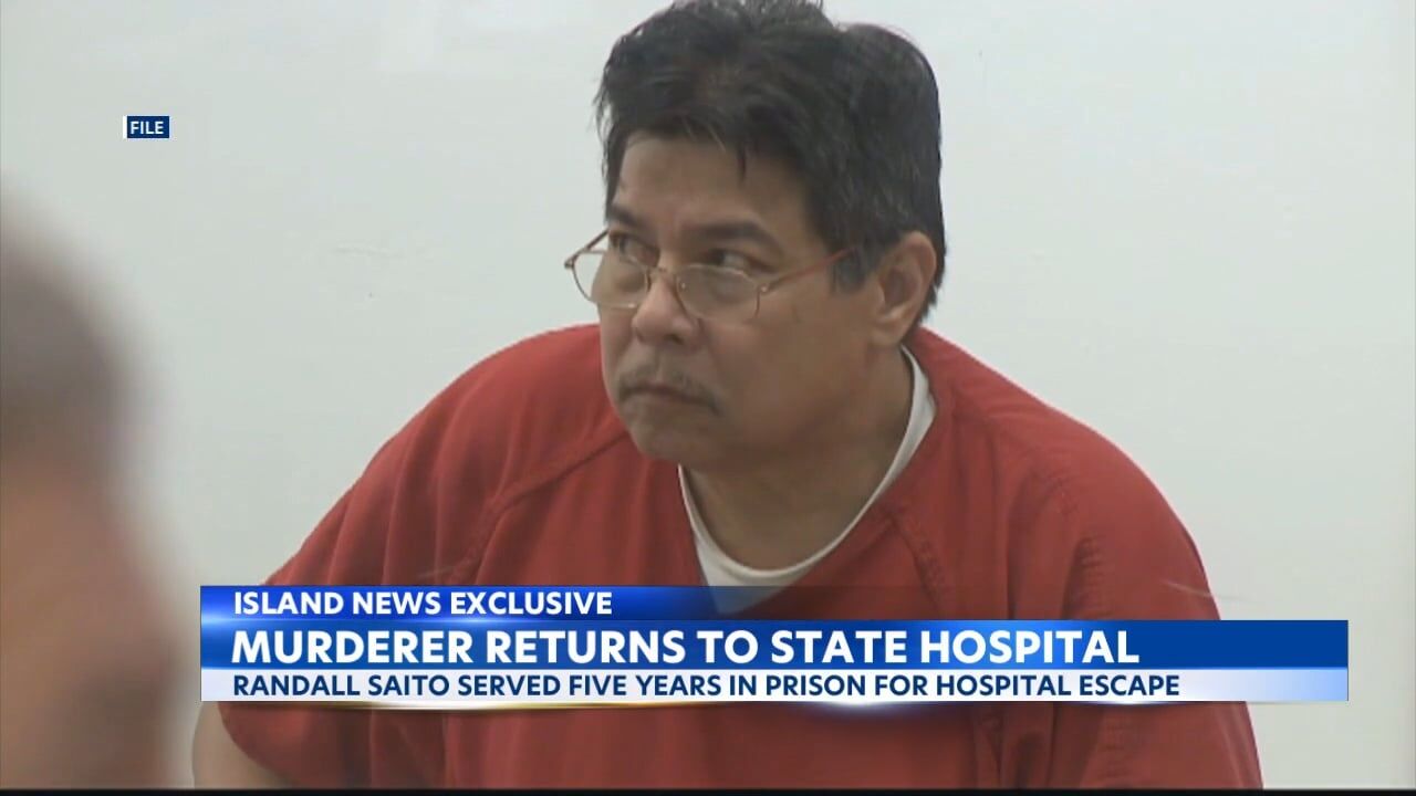 Escaped killer Randall Saito returns to Hawaii State Hospital