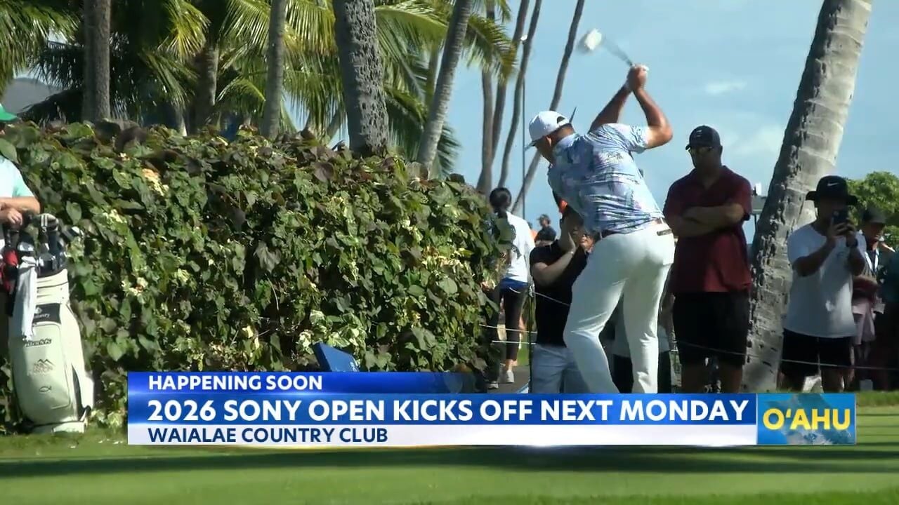 Sony Open kicks off PGA season at Waialae Country Club in Hawaii