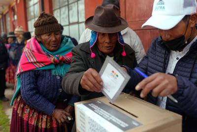 APTOPIX Bolivia Election