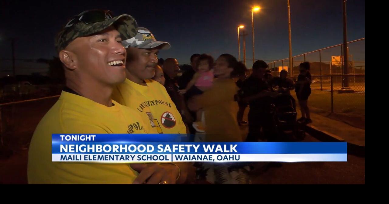 Waianae coast community comes together for Community Safety Walk