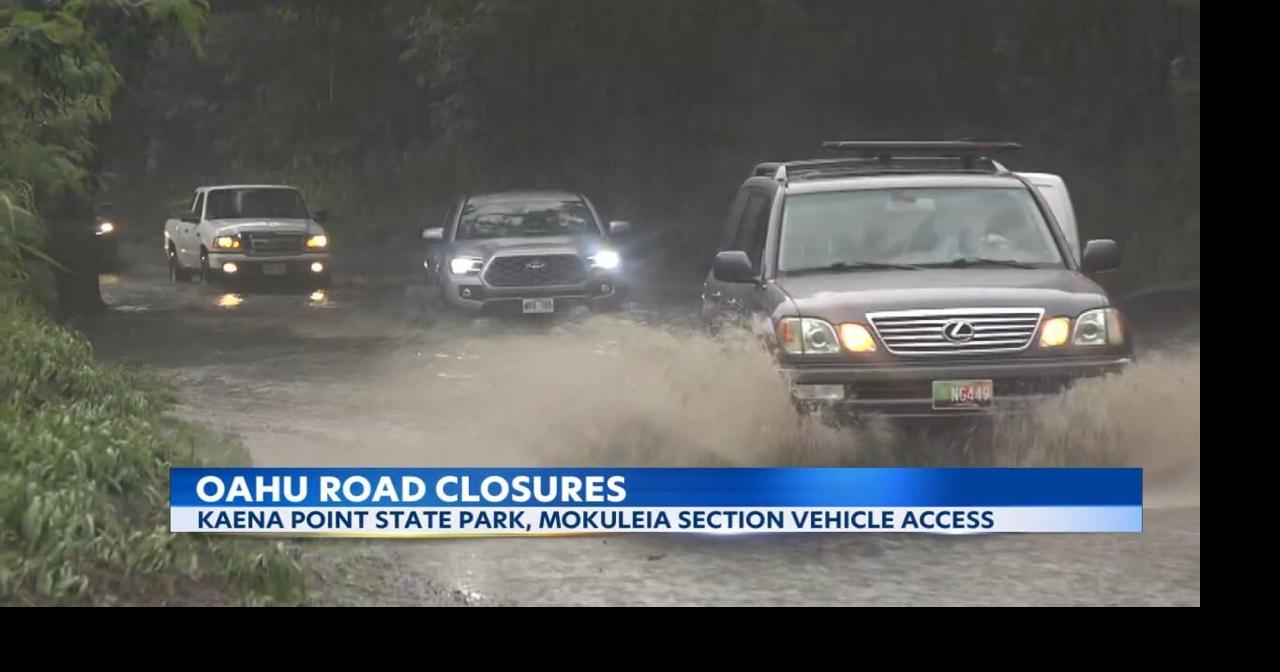 Various road closures take place on Oahu due to rainfall | News | kitv.com
