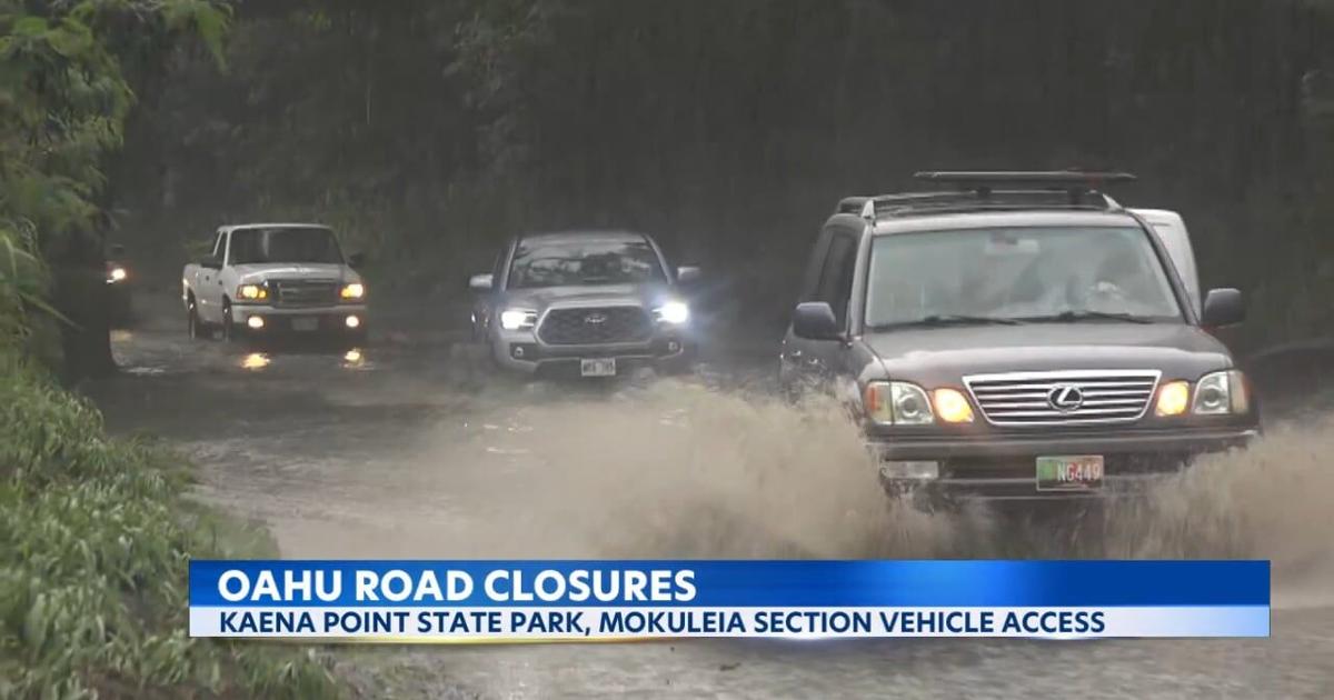 Various road closures take place on Oahu due to rainfall | News | kitv.com
