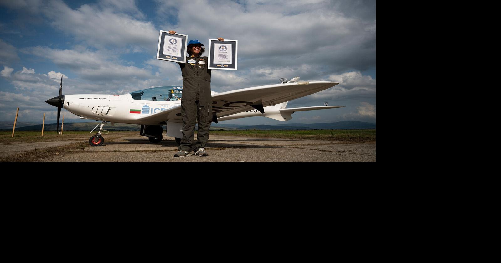 Teenage pilot becomes youngest person to fly solo around the globe ...