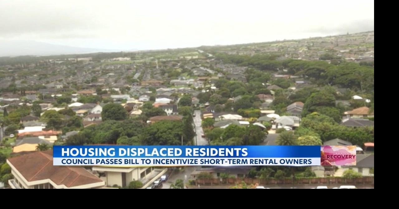 Housing displaced Lahaina residents in short-term rentals | Video ...