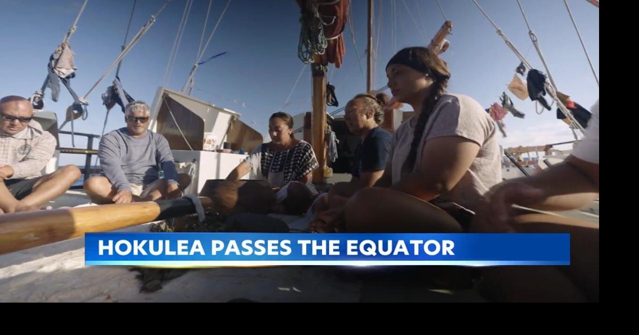 Hokulea and Hikianalia near French Polynesia milestone