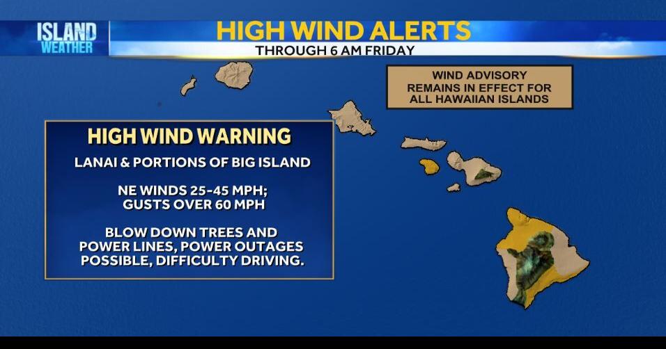 Thursday Morning Weather High wind warning for portions of the state
