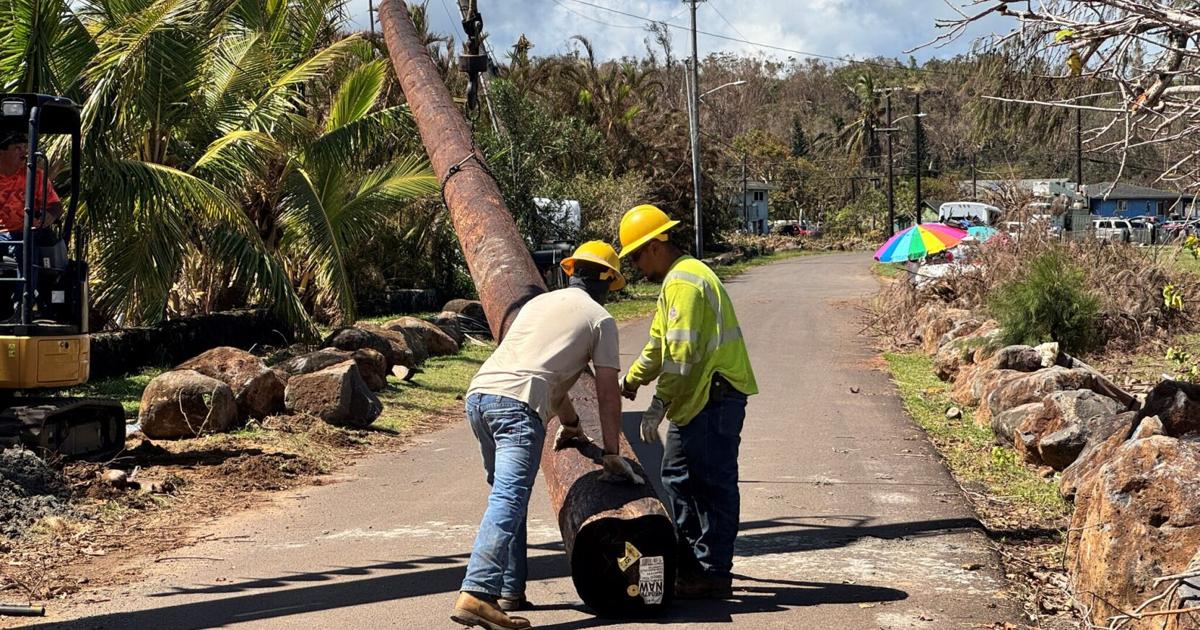 Coverage image for: Power restored to 300 more on Kauai following Hurricane Lowell