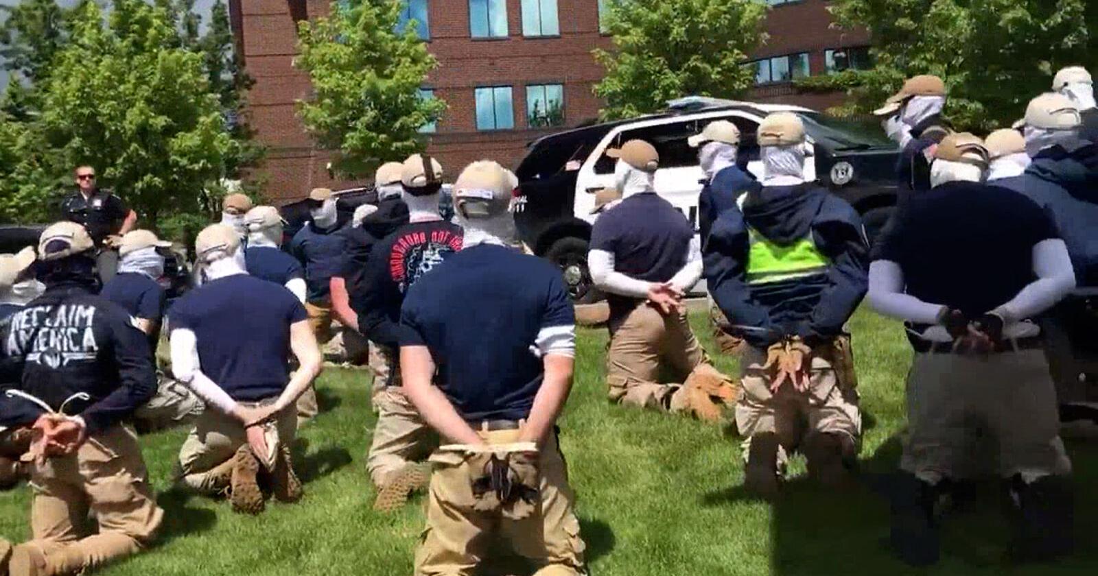 31 people with ties to White nationalist group arrested for conspiracy to riot near a Pride parade in Idaho - Vimarsana News