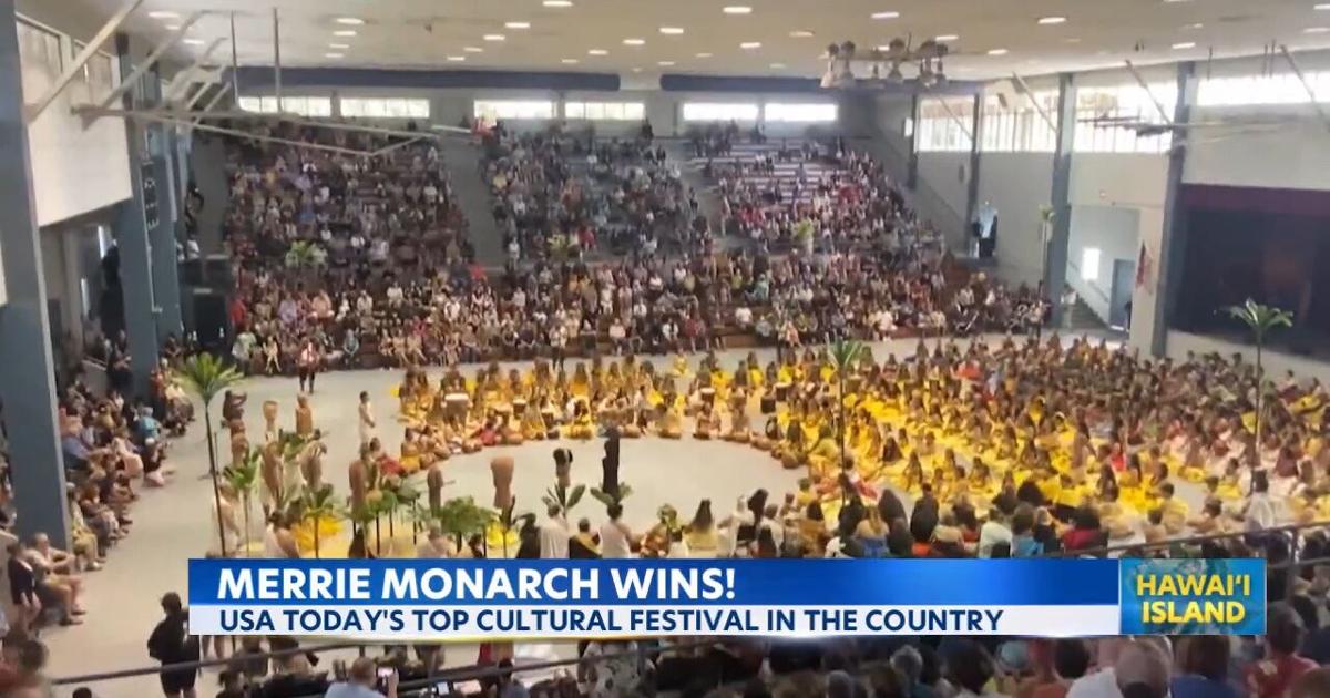 Merrie Monarch Festival named the top cultural festival in the country