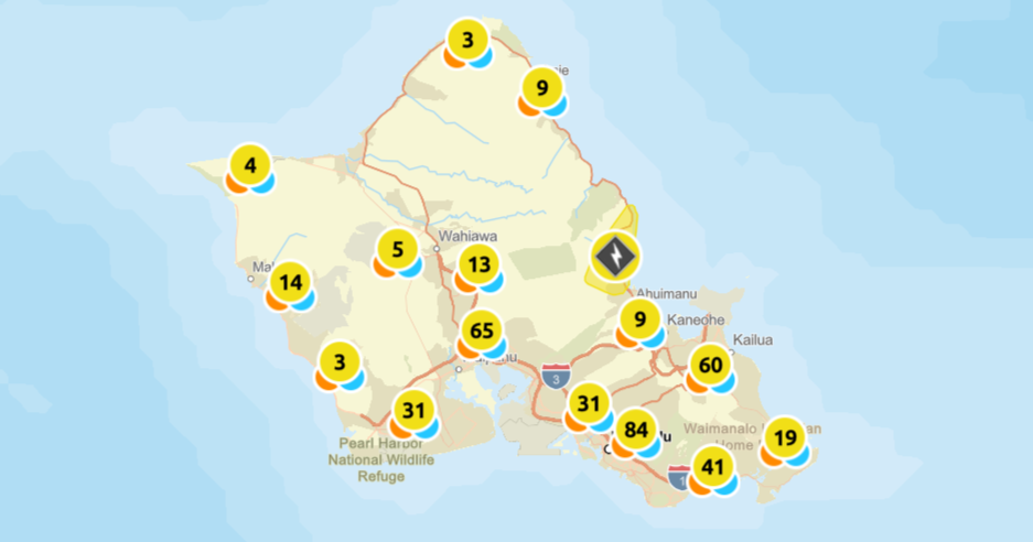 About 86k Hawaiian Electric customers left in the dark amid Kona low storm; power continues to return to thousands