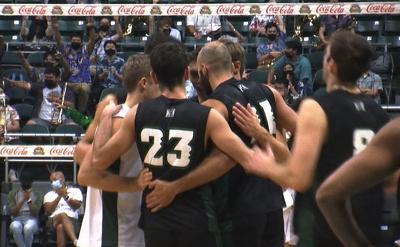 Hawaii men's volleyball wins fifth straight with sweep over Long Island