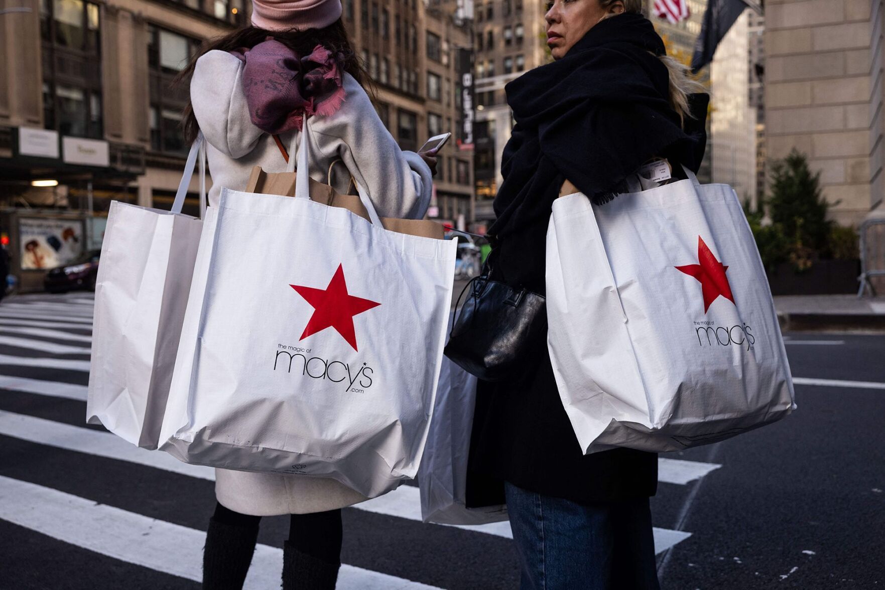 Macy's shopping bag on sale online