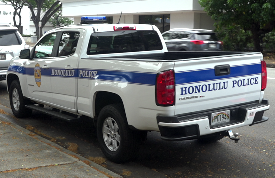 Honolulu police department picks up trucks as part of police fleet
