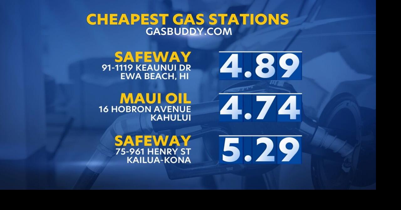 Hawaii gas prices: Where to find cheapest fill-ups today