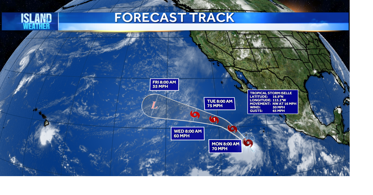 Tropical Storm Moke weakens but flood threat persists