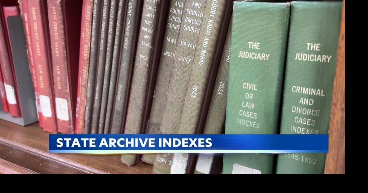 Hawaii State Archives digitizes records for family history buffs