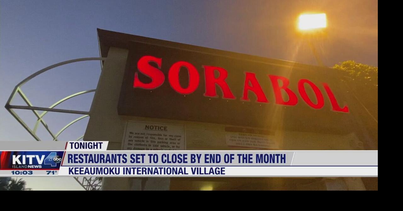 Keeaumoku International Village Restaurants Set to Close January 31st