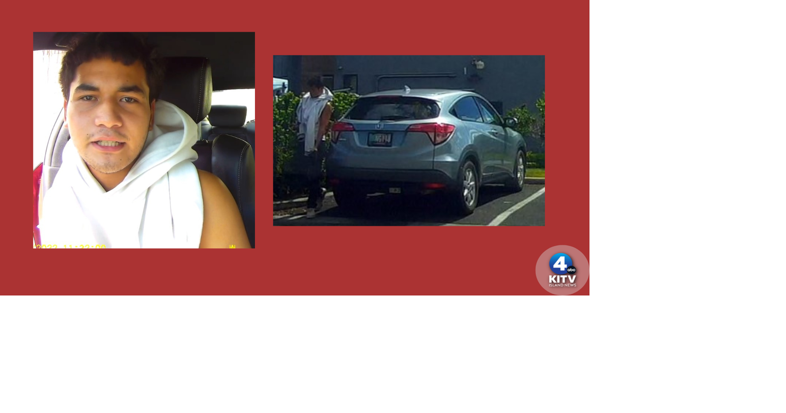 Honolulu Police seeking suspect in stolen vehicle investigation | Crime ...