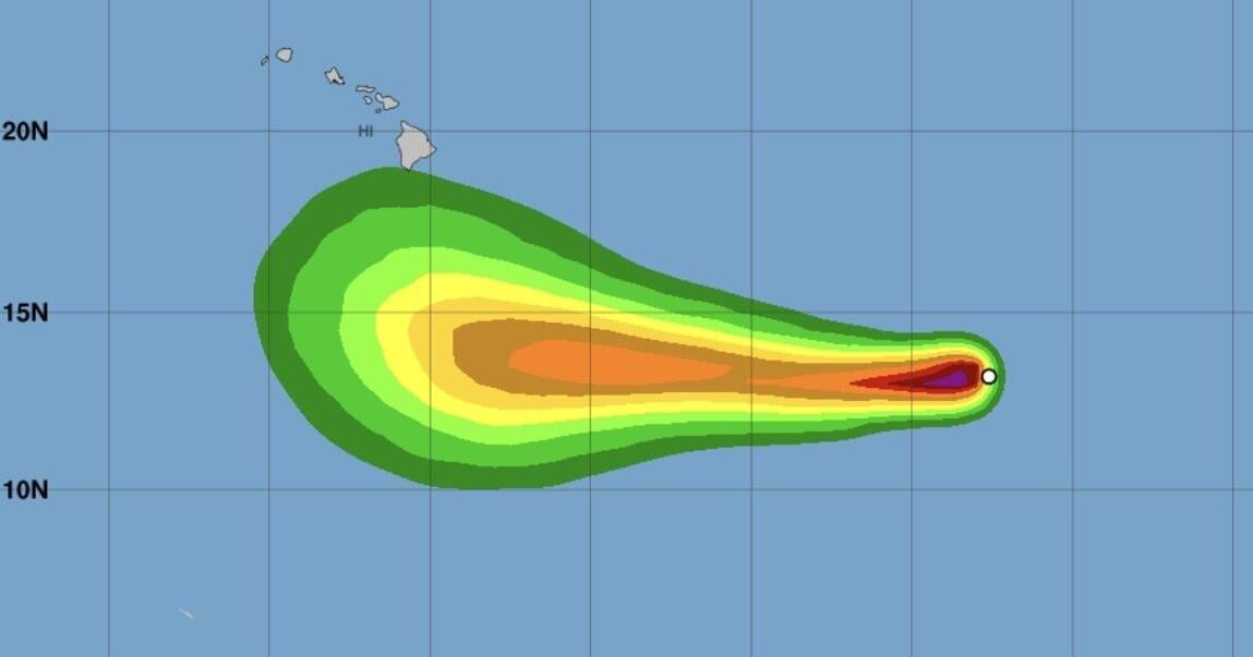 Lowell strengthens farther east as possible Hawaii impacts remain uncertain