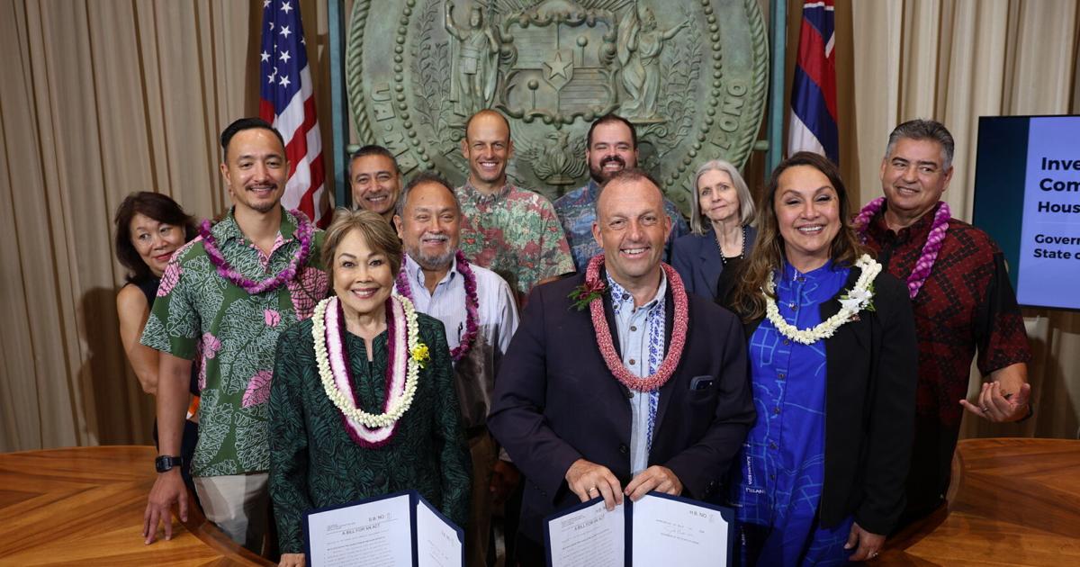 Governor Josh Green Housing Bill Signing Ceremony