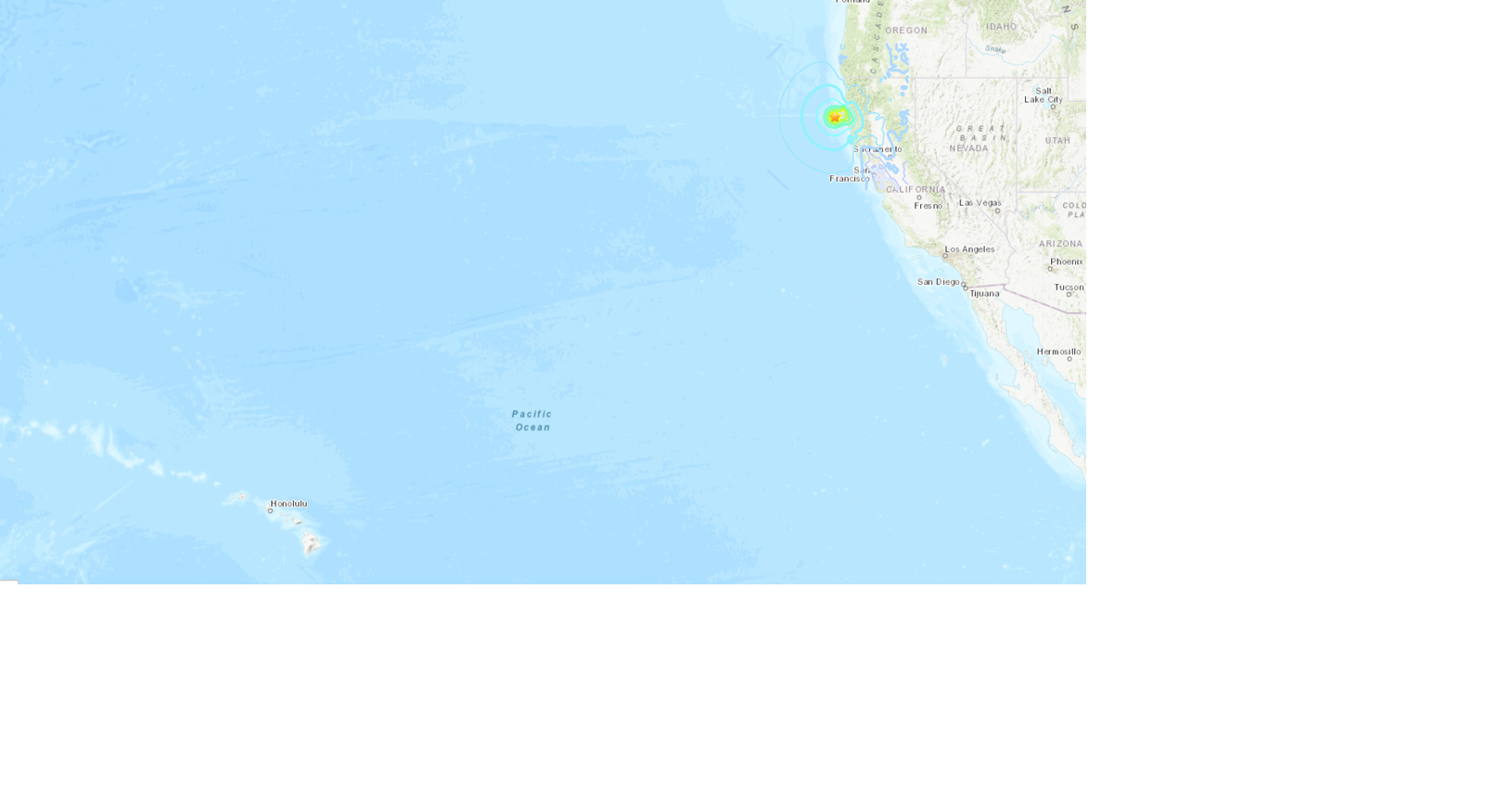 No tsunami threat to Hawaii after 6.2 million earthquake in Northern California |  Sweetened