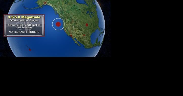 A swarm of earthquakes off the coast of Oregon is rattling some nerves - Vimarsana News
