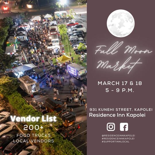 Full Moon Market 2023 Kapolei