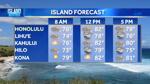 Monday Weather | Breezy trade winds with some increasing trade showers