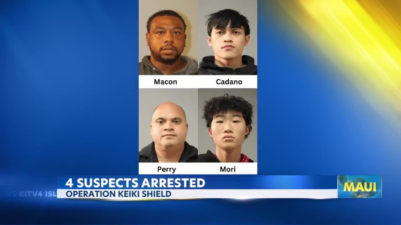 Kahului And Kihei Hawaii - Four arrested in Maui County for online child sexual crimes as part of  'Operation Keiki Shield' | Local | kitv.com