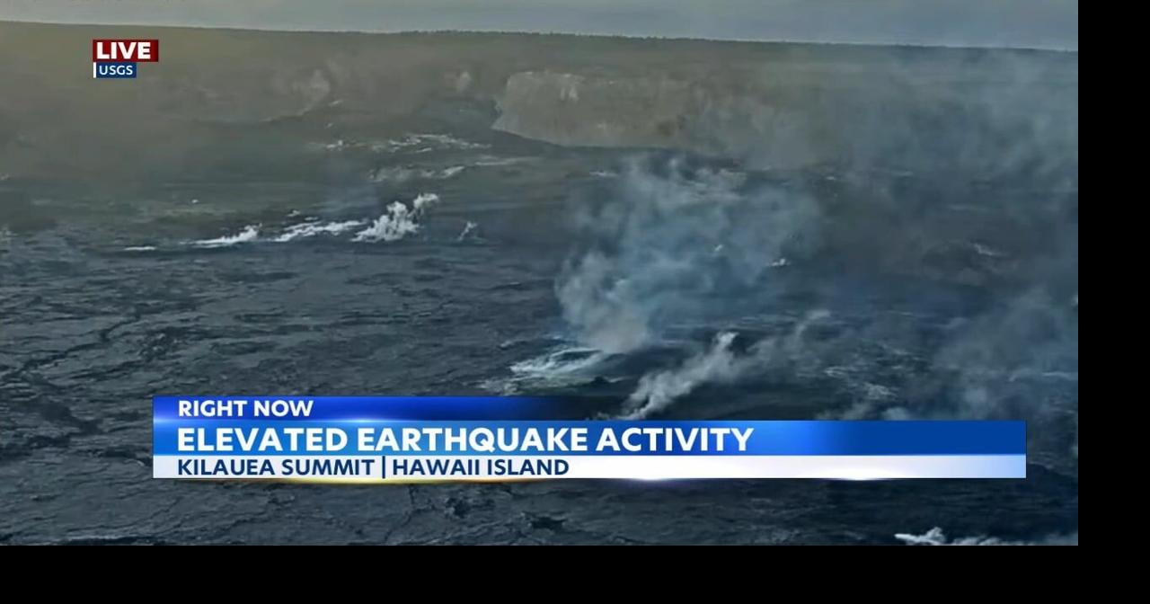 Kilauea Summit: Earthquake activity and inflation spike continues ...