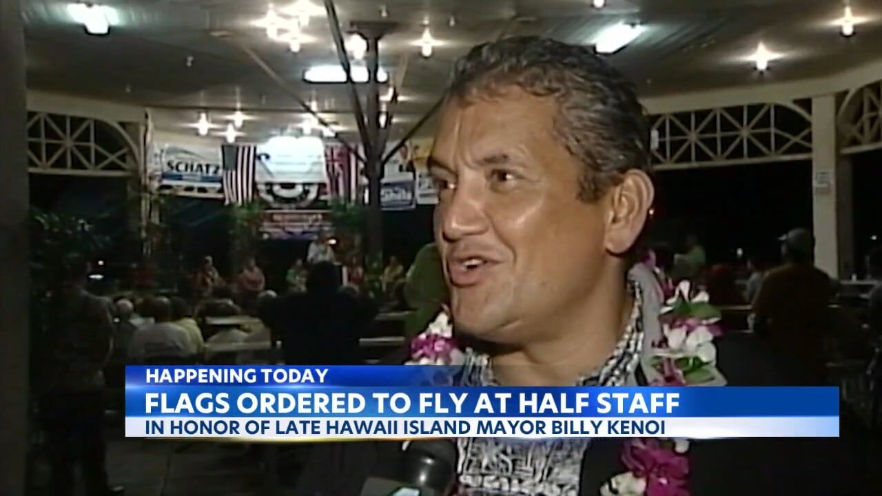 Flags Fly At Half Staff In Honor Of Former Hawaii Island Mayor Billy ...