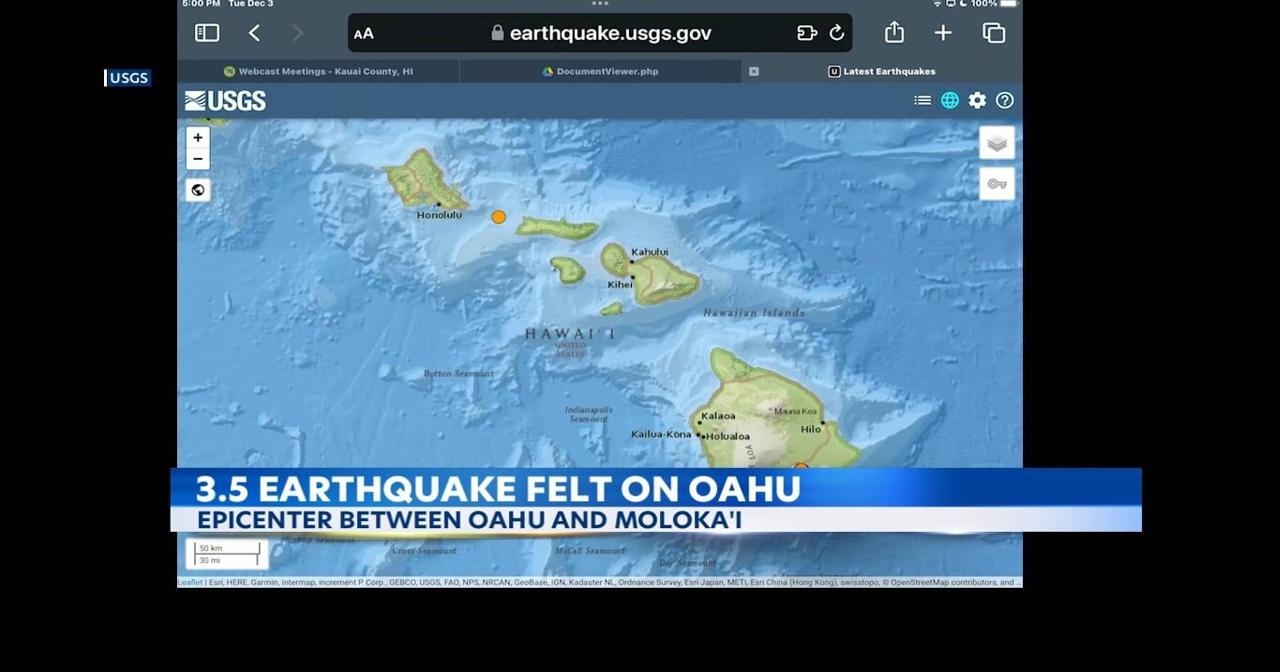 Hawaii tsunami warning news