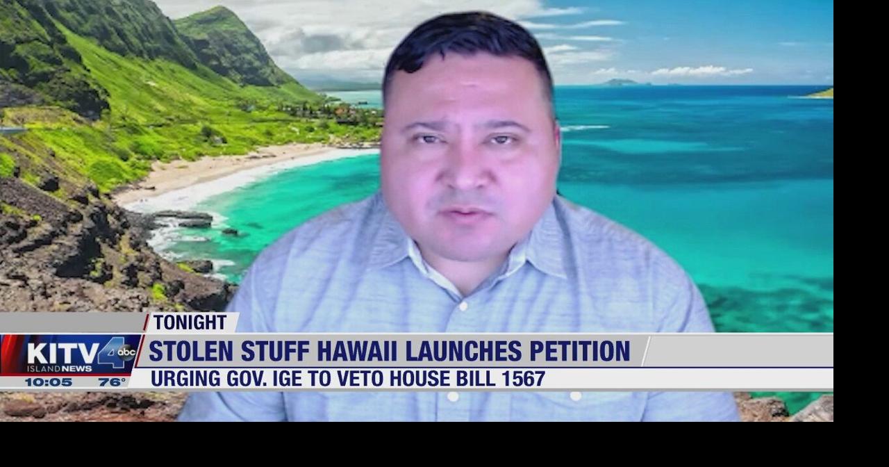 Stolen Stuff Hawaii launches petition urging Gov. Ige to veto the bail