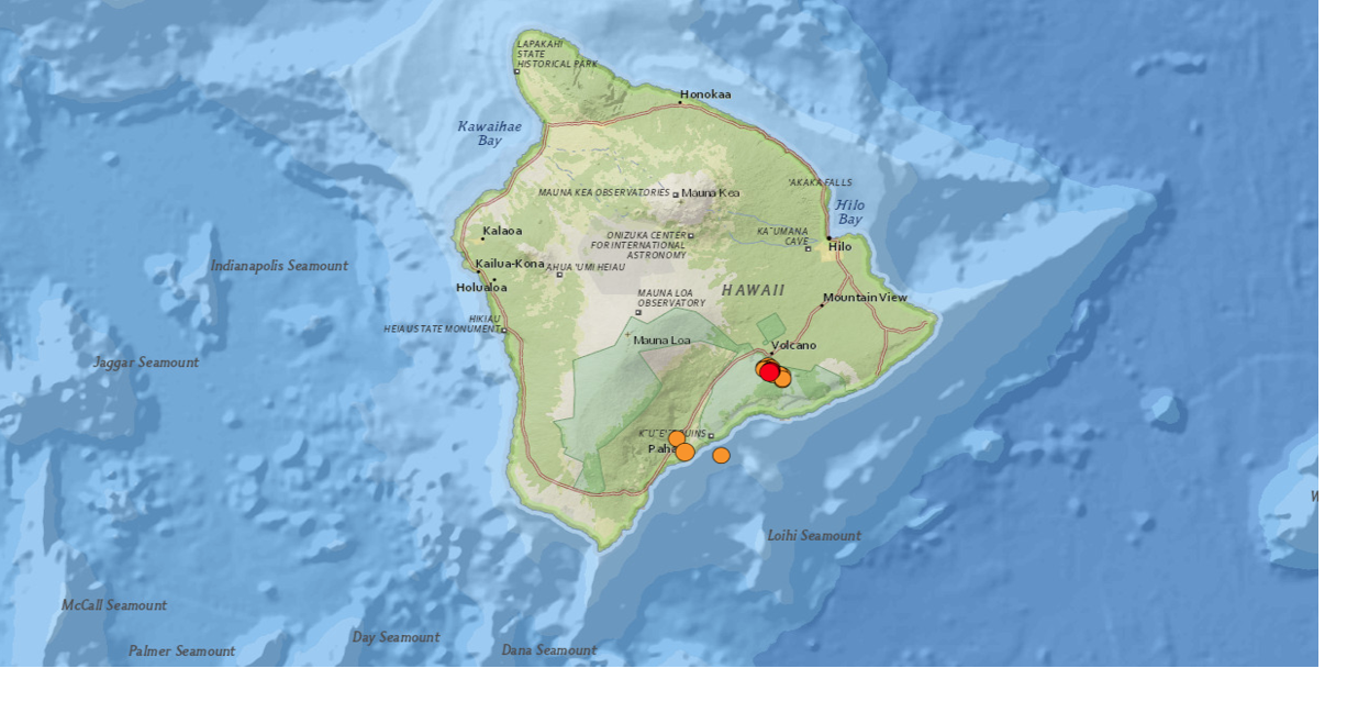 Swarm of earthquakes recorded near Volcano, Hawaii | Local | kitv.com