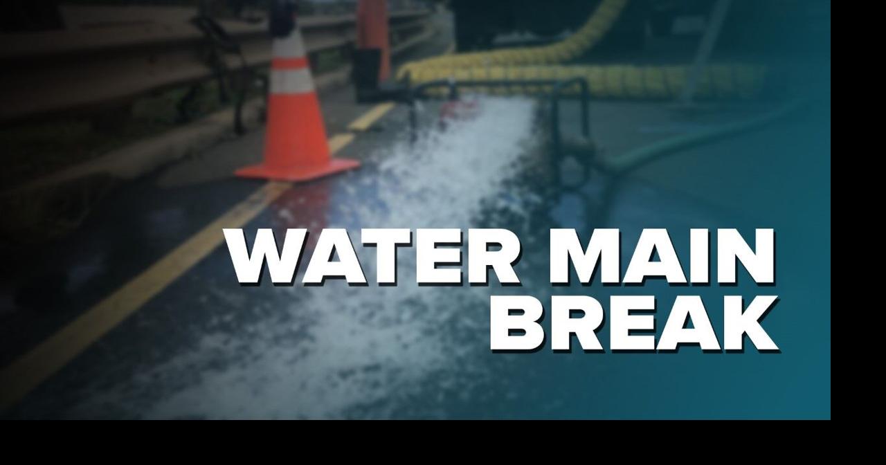Water Main Break closes Farrington Highway near Black Rocks Beach Park